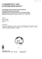 CYBERBETICS <em>AND</em> <em>SYSTEM</em>S RESEARCH 2