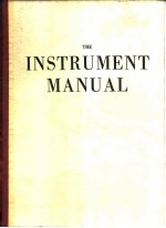 <em>The</em> in<em>s</em>trument manual.1971.