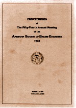 Proceedings <em>of</em> the forty - first annual meeting <em>of</em> the american society <em>of</em> bakery engineers 1978