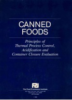 Canned foods : principles of <em>thermal</em> process control