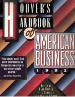 Hoover's <em>Handbook</em> <em>of</em> American Business 1992