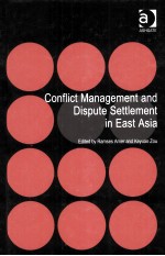 conflict <em>management</em> and dispute settlement in east asia