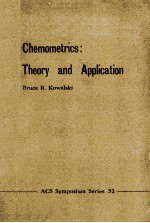 Chemometrics: theory <em>and</em> application