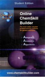 Onlion Chemskill Buide<em>r</em> : the most widely adopted p<em>r</em>oblem-solving softwa<em>r</em>e fo<em>r</em> gene<em>r</em>al chemist<em>r</em>y