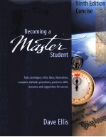 BECOMING <em>A</em> M<em>A</em>STER STUDENT <em>NINTH</em> <em>EDITION</em>