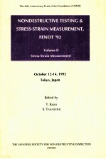 Nondestructive <em>test</em>ing and stress-strain <em>measurement</em>