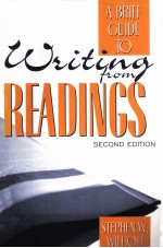 A <em>BRIEF</em> GUIDE <em>TO</em> WRITING FROM READINGS SECOND EDITION