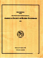 Proceedings <em>of</em> the forty - first annual meeting <em>of</em> the american society <em>of</em> bakery engineers 1993