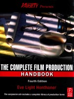 <em>THE</em> COMPLETE FILM PRODUCTION HANDBOOK  <em>FOURTH</em> <em>EDITION</em>