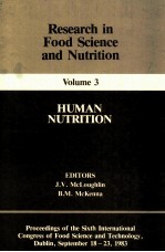 <em>Research</em> <em>in</em> food science <em>and</em> nutrition ; volume 3: human nutrition