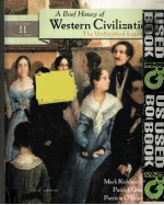 A BRIEF HISTORY <em>OF</em> WESTERN CIVILIZATION:THE UNF<em>IN</em>ISHED LEGACY THIRD EDITION VOLUME Ⅱ:S<em>IN</em>CE 1555