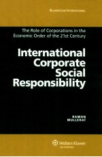 INTERNATIONAL CORPORATE <em>SOCIAL</em> RESPONSIBILITY  <em>THE</em> ROLE <em>OF</em> CORPORATIONS IN <em>THE</em> ECONOMIC ORDER <em>OF</em> <em>THE</em>