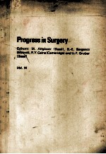 PROGRESS IN <em>SURGERY</em>  VOL.14