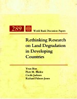 RETH<em>IN</em>K<em>IN</em>G <em>RESEARCH</em> ON L<em>AND</em> DEGRADATION <em>IN</em> DEVELOP<em>IN</em>G COUNTRIES