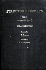 <em>STRUCTURE</em> REPORTS FOR 1981  VOLUME 48B（PART 1）  ORGANIC SECTION