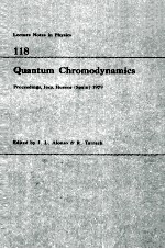 Lecture Notes in Physics 118:<em>Quantum</em> Chromodynamics