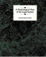 <em>A</em> PSYCHOLOGIC<em>A</em>L VIEW <em>OF</em> <em>THE</em> LEG<em>A</em>L SYSTEM