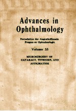 <em>ADVANCES</em> <em>IN</em> OPHTHALMOLOGY  <em>VOLUME</em> 33 MICROSURGERY <em>OF</em> CATARACT