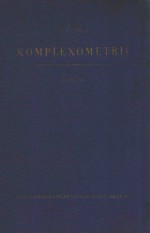 KOMPLEXOMETRIE BAND 4  PHARMAZEUTISCHE UND ORGANISCHE ANALYSE