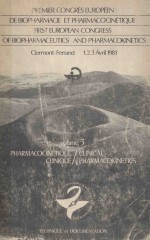 PREMIER CONGRES EUROPEEN DE BIOPH<em>A</em>RM<em>A</em>CIE PH<em>A</em>RM<em>A</em>COCINETIQUE FIRST EUROPE<em>A</em>N CONGRESS <em>OF</em> BIOPH<em>A</em>RM<em>A</em>CEUTI