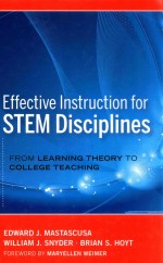 Effective instructi<em>on</em> for STEM disciplines : from <em>learning</em> theory to college <em>teaching</em>