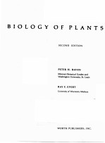 BIOLOGY <em>OF</em> PLANTS  SECOND <em>EDITION</em>