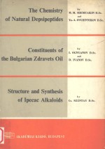 THE CHEMISTRY <em>OF</em> NATURAL DEPSIPEPTIDES  CONSTITUENTS <em>OF</em> THE BULGARIAN ZDRAVETS OIL  <em>STRUCTURE</em> AND SY