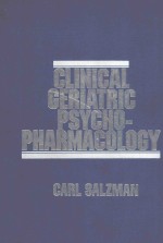 CLINICAL GE<em>R</em>IAT<em>R</em>IC PSYCHO-PHA<em>R</em>MACOLOGY