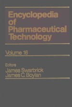 ENCYCLOPEDIA OF PHARMACEUTICAL TECHNOLOGY  VOLUME <em>1</em>6 UNIT PROCE<em>S</em><em>S</em>E<em>S</em> IN PHARMACY:THE OPERATION<em>S</em> <em>TO</em> ZE