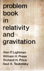 PROBLEM BOOK <em>IN</em> RELATIVITY AND GRAVITATION