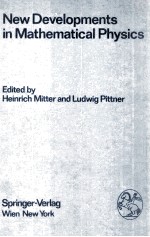 New Developments <em>in</em> <em>Mathematical</em> <em>Physics</em>