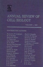 annual <em>review</em> of cell biology <em>volume</em> 1