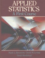 <em>A</em>PPLIED ST<em>A</em>TISTICS:<em>A</em> FIRST <em>COURSE</em>