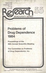 <em>PROBLEMS</em> <em>OF</em> <em>DRUG</em> DEPENDENCE