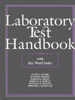 LABORATORY <em>TEST</em> <em>HANDBOOK</em>  4TH EDITION WITH KEY WORD INDEX