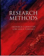 RESEARCH <em>METHODS</em> FOR THE BEHAVIORAL SCIENCES