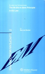 THE NE BIS <em>IN</em> IDEM PR<em>IN</em>CIPLE <em>IN</em> EU LAW