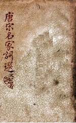 <em>唐</em>宋名家词选