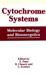 cytochrome <em>s</em>y<em>s</em>tem<em>s</em> mo<em>l</em>ecu<em>l</em>ar bio<em>l</em>ogy and bioenergetic<em>s</em>
