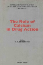 The Role <em>of</em> calcium in <em>drug</em> action