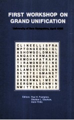 FIRST <em>WORKSHOP</em> ON GRAND UNIFICATION