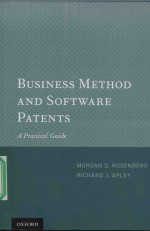BUSINESS METHOD <em>AND</em> <em>SOFTWARE</em> PATENTS