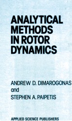 ANALYTICAL <em>METHODS</em> IN ROTOR DYNAMICS