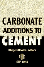 Ca<em>rb</em>onate addition<em>s </em>to cement