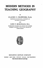<em>MODERN</em> METHODS IN <em>TEACHING</em> GEOGRAPHY
