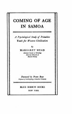 COM<em>IN</em>G <em>OF</em> <em>AGE</em> <em>IN</em> SAMOA