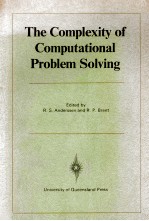 <em>THE</em> <em>COMPLEXITY</em> <em>OF</em> COMPUTATIONAL PROBLEM SOLVING