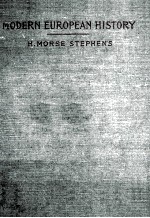 SYLLABUS OF A COURSE OF EIGHTY-SEVEN LECTURES <em>ON</em> <em>MODERN</em> EUROPEAN HISTORY （1600-1890）