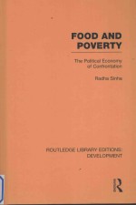 FOOD AND POVERTY:THE POLITICAL ECONOMY <em>OF</em> CONFRONTATION  <em>VOLUME</em> 4