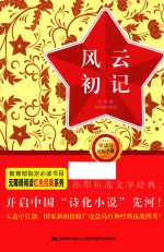 无障碍阅读丛书  红色经典特辑  风云初记